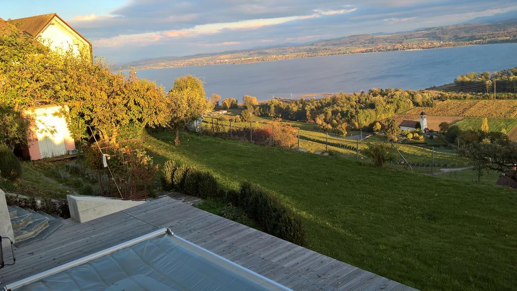 Bed and Breakfast Swiss Borzoi House Vully-les-Lacs Exterior foto